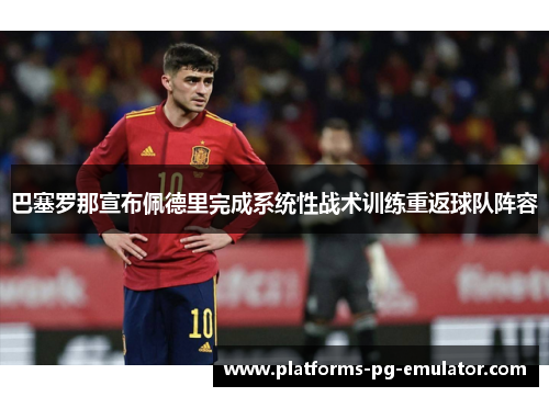 巴塞罗那宣布佩德里完成系统性战术训练重返球队阵容 巴塞罗那宣布佩德里完成系统性战术训练重返球队阵容