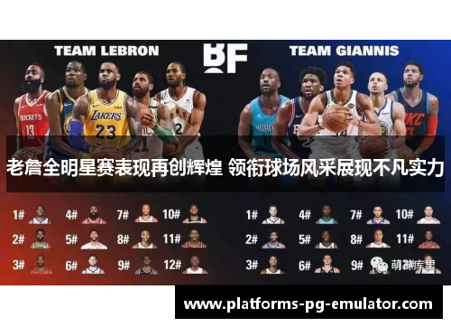老詹全明星赛表现再创辉煌 领衔球场风采展现不凡实力 老詹全明星赛表现再创辉煌 领衔球场风采展现不凡实力